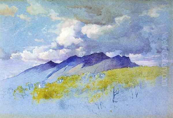 In the Appenines Oil Painting by William Stanley Haseltine