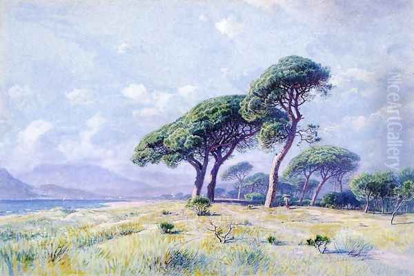 Cannes Oil Painting by William Stanley Haseltine