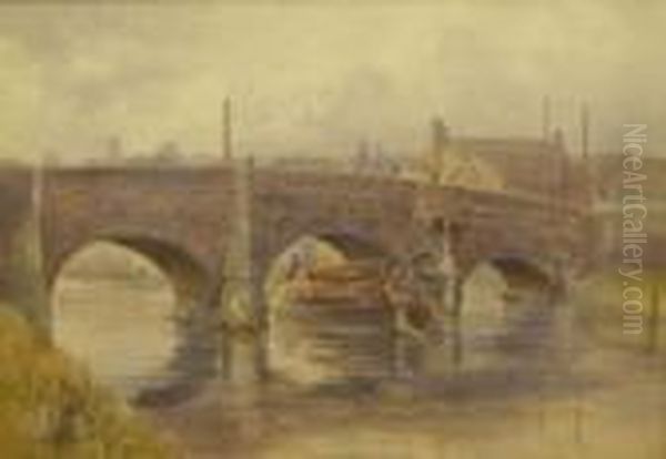 Bishops Bridge Oil Painting by Stephen John Batchelder