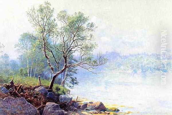 North East Harbor, Maine 2 Oil Painting by William Stanley Haseltine