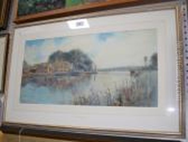 Horning Ferry Oil Painting by Stephen John Batchelder