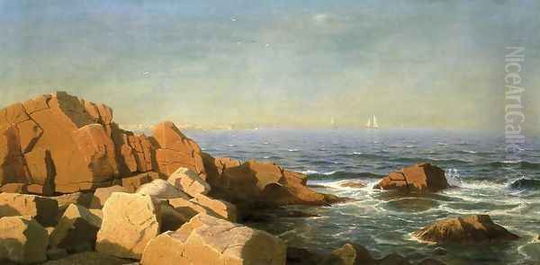 Sunny Afternoon, Newport, Rhode Island Oil Painting by William Stanley Haseltine