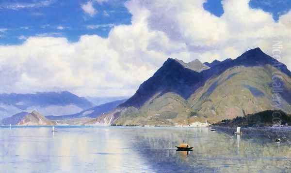 Lago Maggiore 2 Oil Painting by William Stanley Haseltine