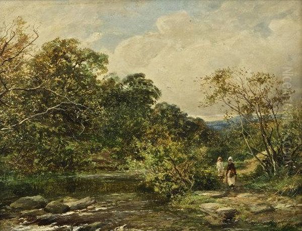 In Bolton Woods, 
Wharfedale Oil Painting by David Bates