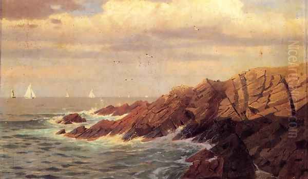 Seascape Oil Painting by William Stanley Haseltine