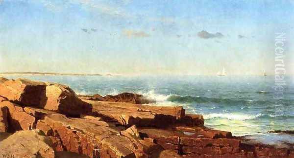 Off Newport Oil Painting by William Stanley Haseltine