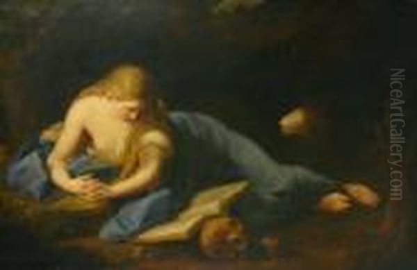 Bussende Magdalena Oil Painting by Pompeo Gerolamo Batoni