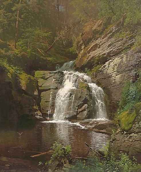 Buck Hill Falls Oil Painting by Herman Herzog