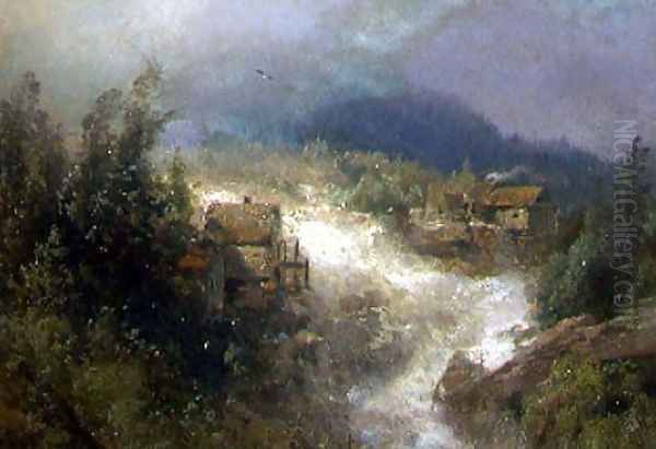 Landscape Oil Painting by Herman Herzog