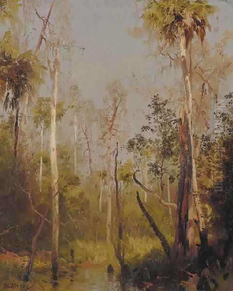 Florida Landscape 2 Oil Painting by Herman Herzog