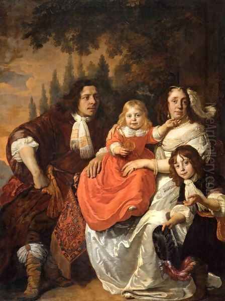 The Reepmaker Family of Amsterdam Oil Painting by Bartholomeus Van Der Helst