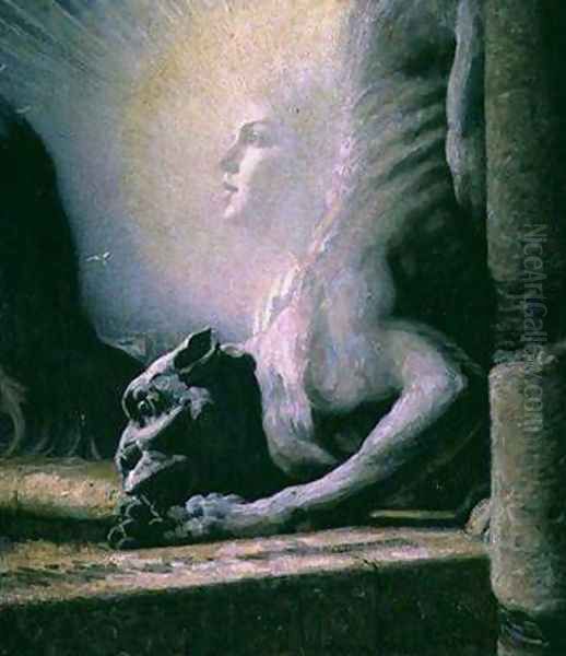 The Sphinx and the Chimera Oil Painting by Louis Welden Hawkins