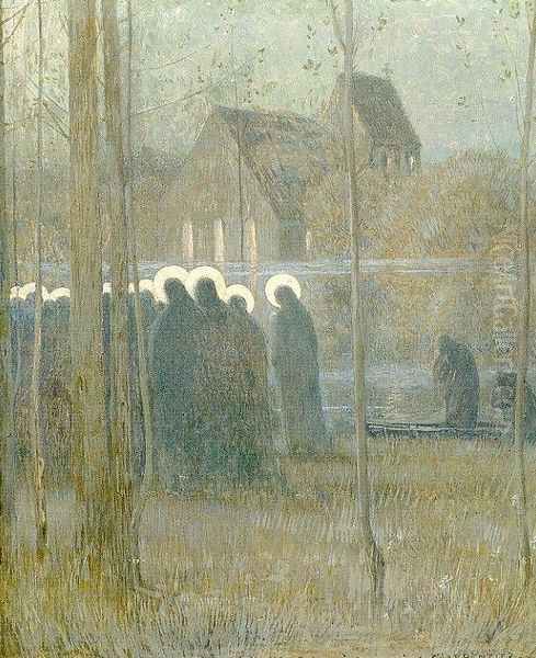 Procession of Souls Oil Painting by Louis Welden Hawkins