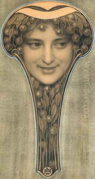 Masque Oil Painting by Louis Welden Hawkins