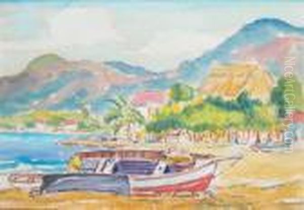 Puerto Columbia Oil Painting by Reynolds Beal