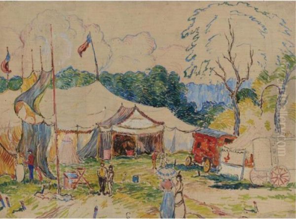 Circus, Walden, New York by Reynolds Beal