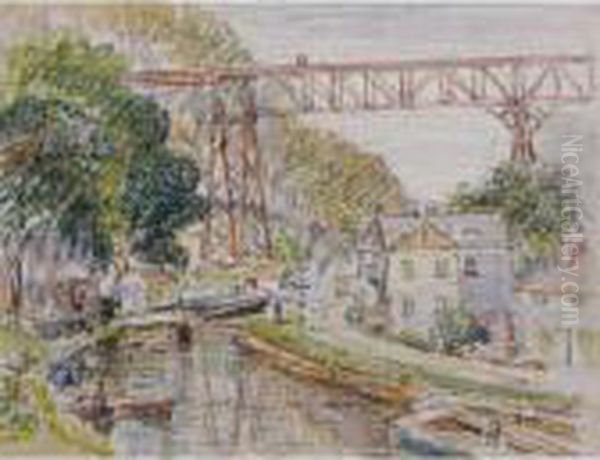 Lawrenceville Oil Painting by Reynolds Beal