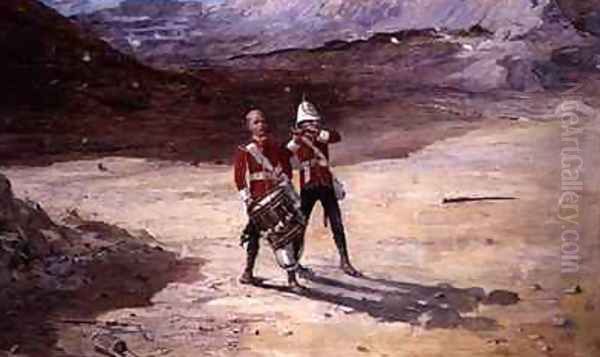 The Drums of the Fore and Aft Oil Painting by Edward Matthew Hale