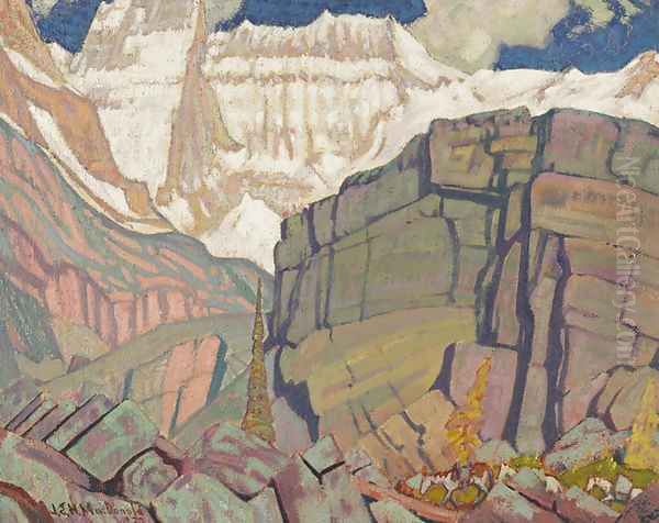 Mount Lefroy Oil Painting by James Edward Hervey MacDonald