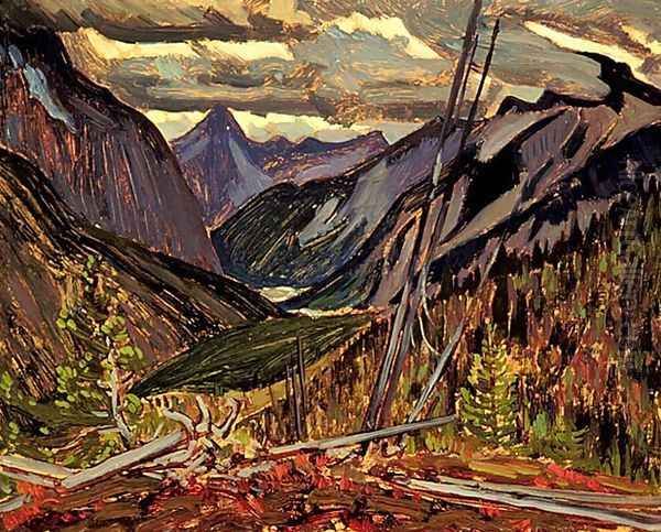 Ottertail Valley Oil Painting by James Edward Hervey MacDonald