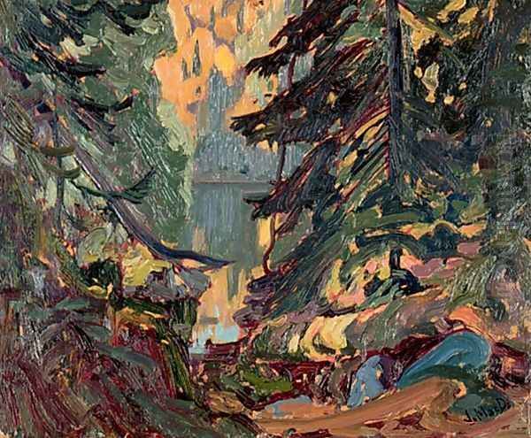 Near Montreal Lake, Algoma Oil Painting by James Edward Hervey MacDonald