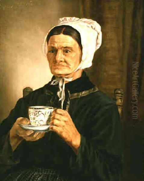 Portait of the Artist's Mother, 1884 Oil Painting by John Haberle