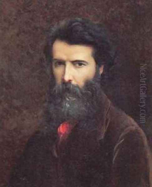 Self-Portrait Oil Painting by Antoine Auguste Ernest Hebert