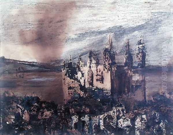 The Castle Oil Painting by Victor Hugo