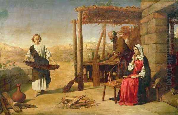 Our Saviour Subject to his Parents at Nazareth 2 Oil Painting by John Rogers Herbert