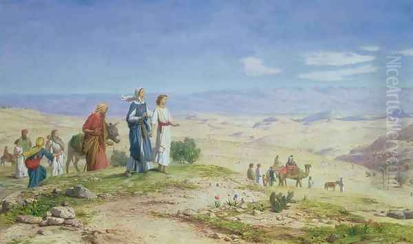 Outside Jerusalem Oil Painting by John Rogers Herbert