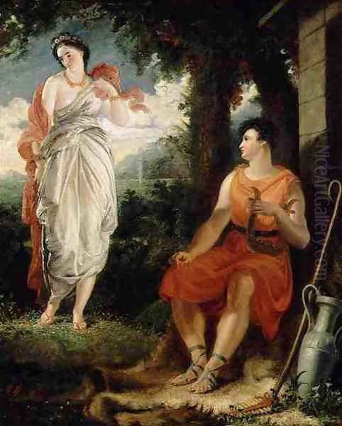 Venus and Anchises Oil Painting by Benjamin Robert Haydon