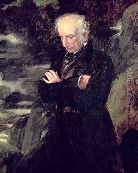 Portrait of William Wordsworth 1770-1850 Oil Painting by Benjamin Robert Haydon