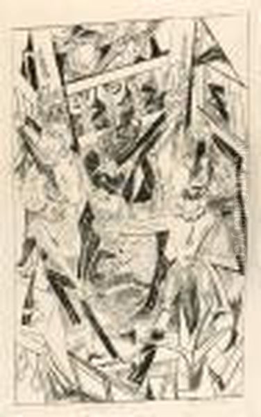 Malepartus Oil Painting by Max Beckmann