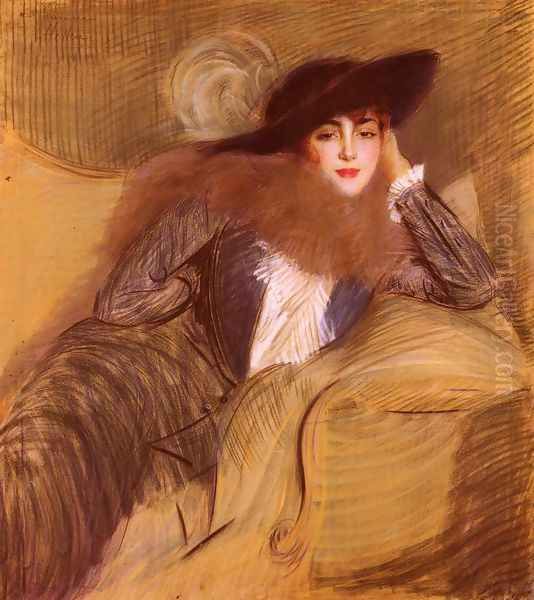 Camara Oil Painting by Paul Cesar Helleu