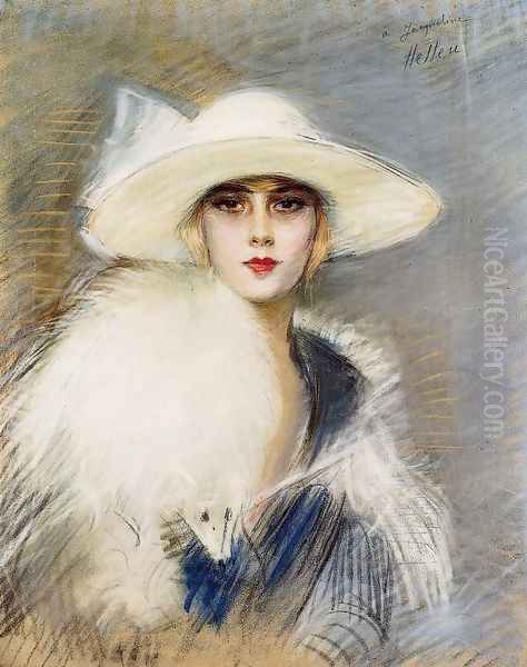 Portrait of a Woman 2 Oil Painting by Paul Cesar Helleu