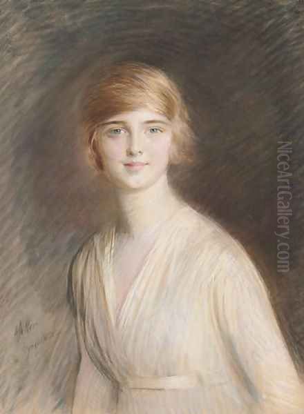 Portrait of Jacqueline Oil Painting by Paul Cesar Helleu