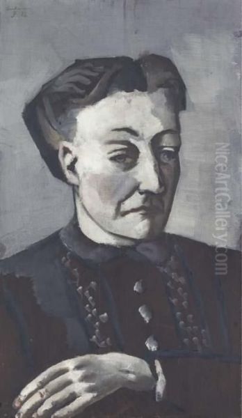 Bildnis S.h. Oil Painting by Max Beckmann