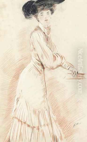 Anticipation Oil Painting by Paul Cesar Helleu