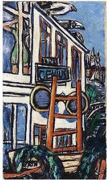 Genius (genius) Oil Painting by Max Beckmann