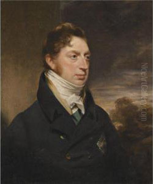 Portrait Of Charles Brudenell-bruce Oil Painting by Sir William Beechey