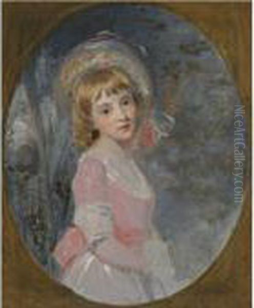 Portrait Of A Girl Oil Painting by Sir William Beechey