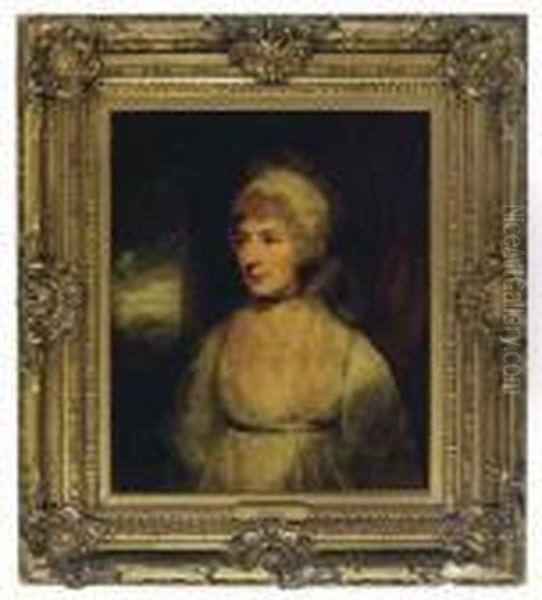 Portrait Of Mrs Humphrey Oil Painting by Sir William Beechey