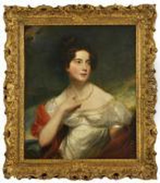 Portrait Of A Lady Oil Painting by Sir William Beechey