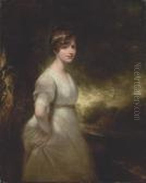 Portrait Of Lady Godolphin Oil Painting by Sir William Beechey