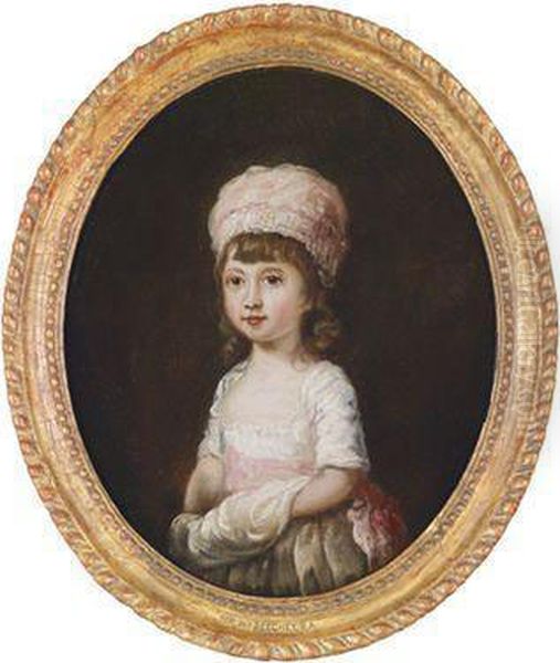 Portrat Eines Jungen Madchens Oil Painting by Sir William Beechey