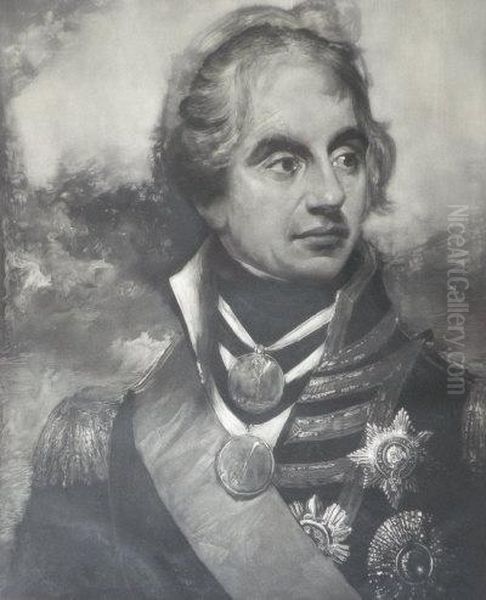 Vice Admiral Viscount Nelson Kb Oil Painting by Sir William Beechey