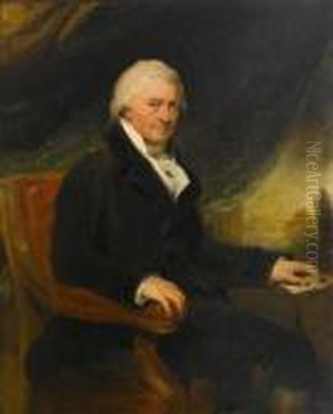 Portrait Of A Gentleman Oil Painting by Sir William Beechey