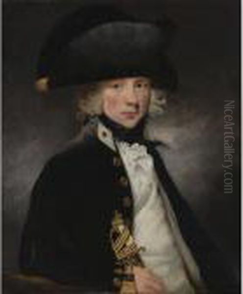 Portrait Of A Young Midshipman Oil Painting by Sir William Beechey