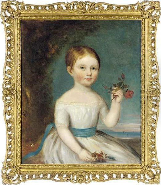 Portrait Of A Young Girl Oil Painting by Sir William Beechey