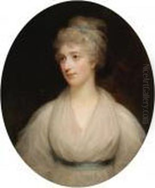 Portrait Of Margaret Crow, Mrs Sigismund Trafford (1772-1838) Oil Painting by Sir William Beechey